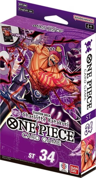 One Piece - Starter Deck - Charlotte Katakuri  ST34 - englisch - neu / sealed