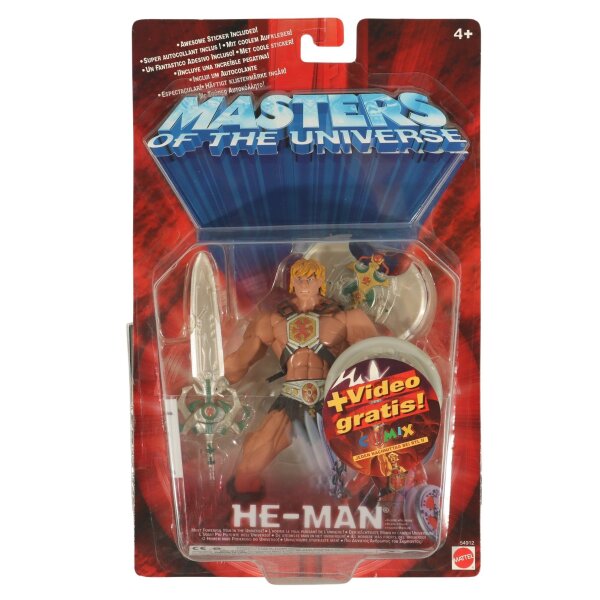 He-Man + Video Gratis VHS - MOTU 200X /  Masters of the Universe - MOC