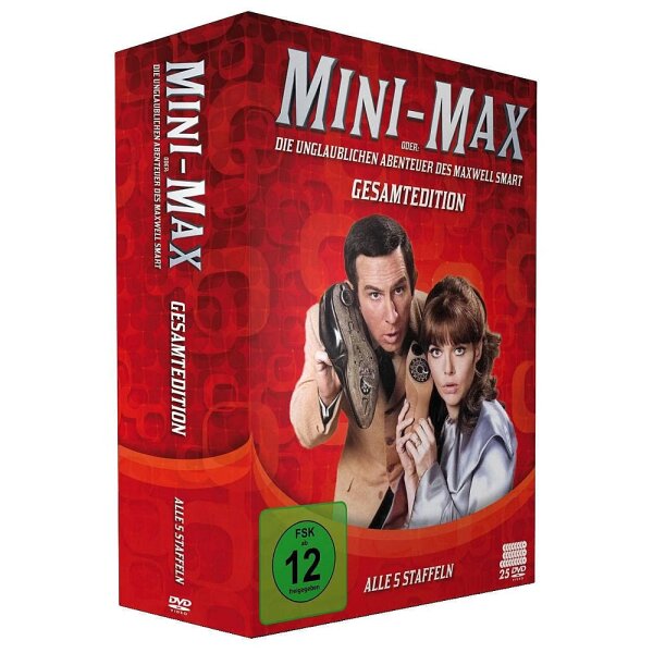 Mini-Max oder Die unglaublichen Abenteuer des Maxwell Smart - Komplettbox - DVD - gebraucht