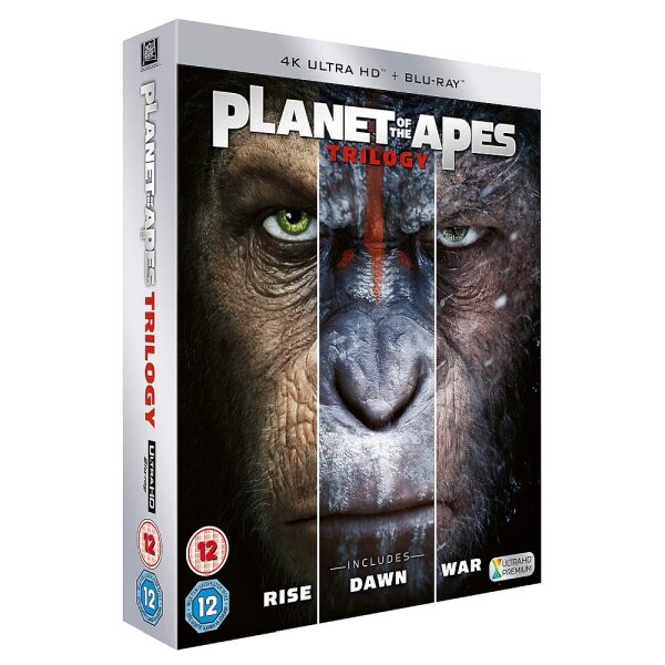 Planet of the Apes Trilogy Collection - 4K Blu-Ray - englisch - gebraucht
