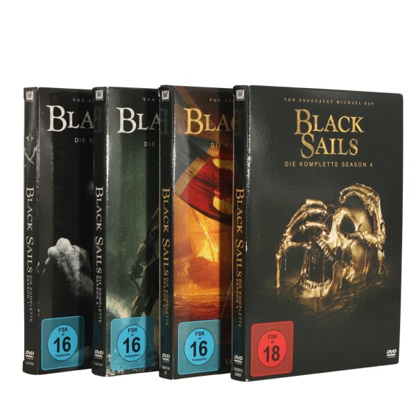 Black Sails Staffel 1-4 (komplett) - DVD - gebraucht