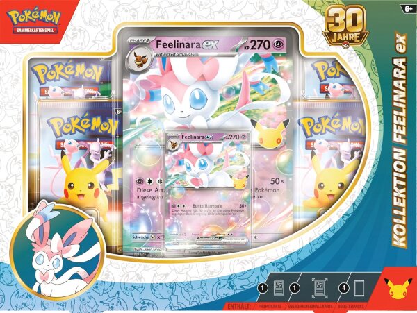 30 Jahre Pokemon - Feelinara ex Kollektion - deutsch - Pokemon TCG