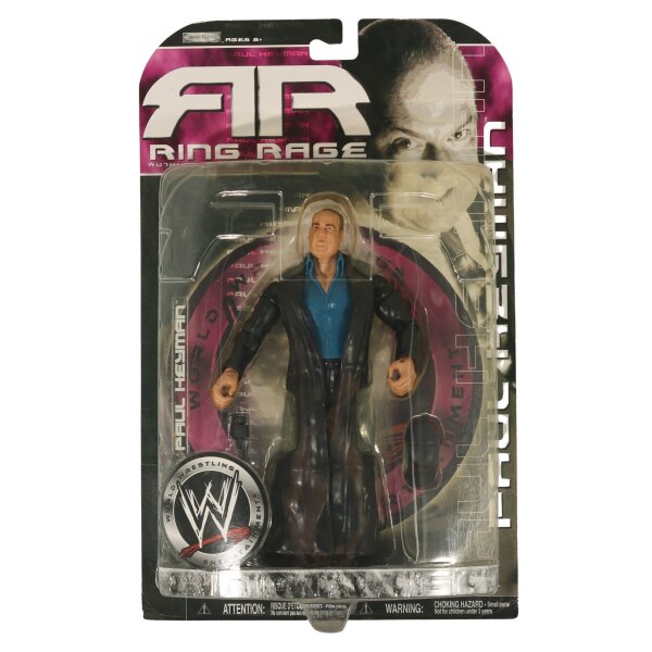 Paul Heyman - WWF / WWE Ruthless Aggression Ring Rage Series 24.5 - MOC