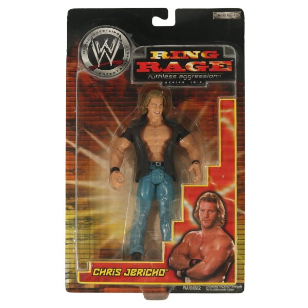 Chris Jericho - WWF / WWE Ruthless Aggression Ring Rage Series 16.5 - MOC