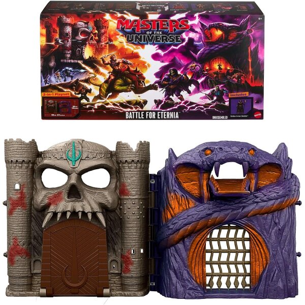 Battle for Eternia Castle Grayskull & Snake Mountain - MotU / Masters of the Universe - MISB