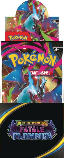 Fatale Flammen - 18er Booster Display / Box - deutsch - Pokemon TCG