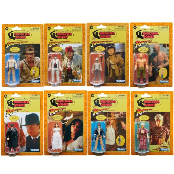 Indiana Jones Retro Collection Set - Adventures of Indiana Jones Hasbro - MOC