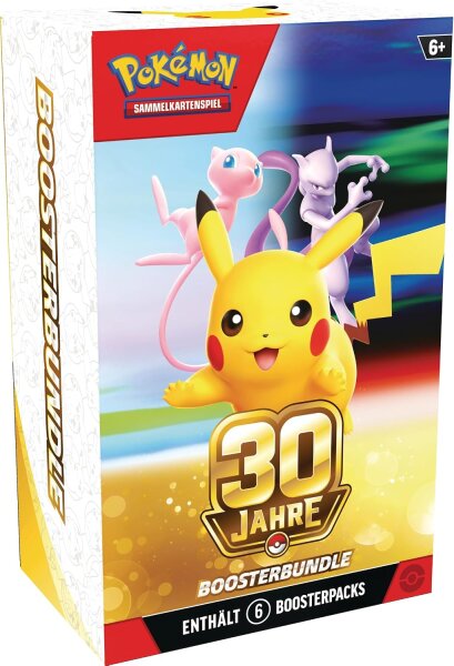 30 Jahre Pokemon - Boosterbundle - deutsch - Pokemon TCG