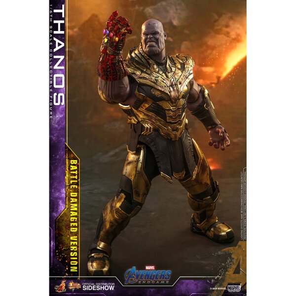 Thanos Battle Damaged Version 1/6 MMS564 - Avengers Endgame - Hot Toys - MISB