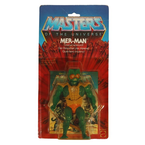Mer-Man - MOTU / Masters of the Universe Vintage - Euro 6 Back MOC