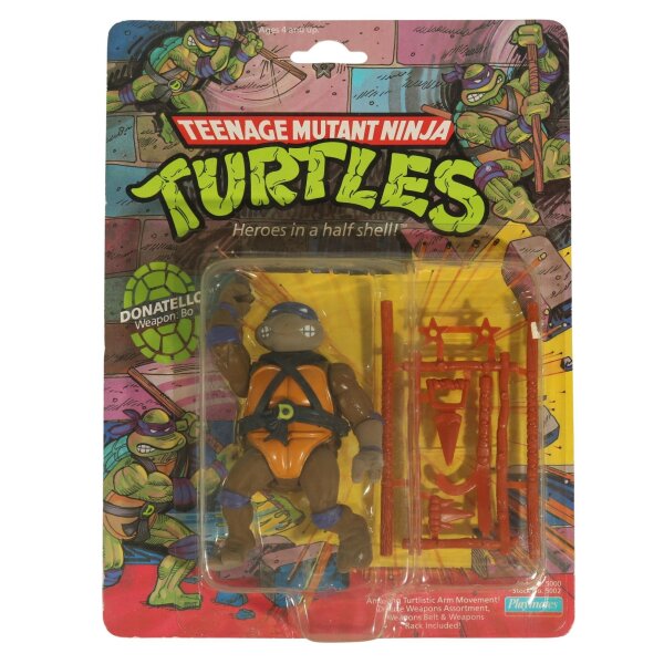 Donatello - Vintage TMNT / Teenage Mutant Ninja Turtles - 10 Back MOC