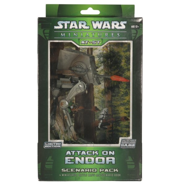 AT-ST Attack on Endor Scenario Pack - Star Wars Miniatures - MISB