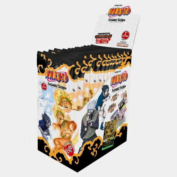 Shinobi Shiren 1. Edition Booster Display / Box - englisch - Naruto Mythos