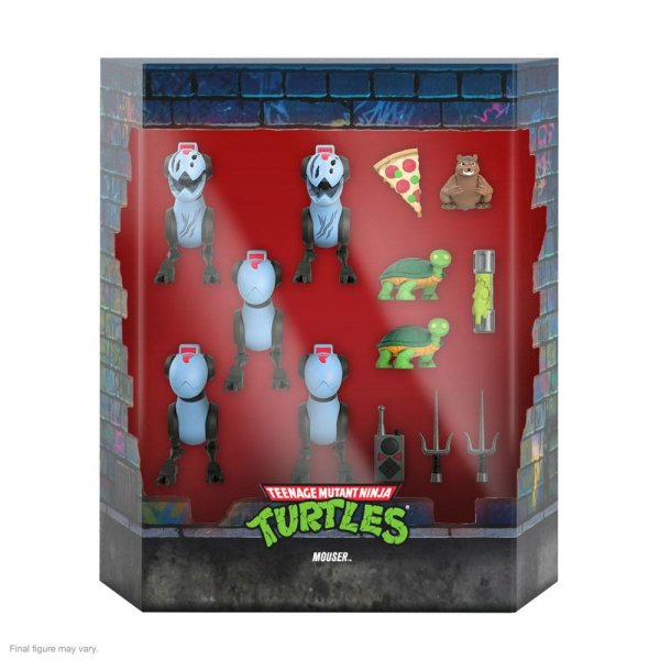 Super 7 - Teenage Mutant Ninja Turtles / TMNT - 5er-Pack Mousers - MISB