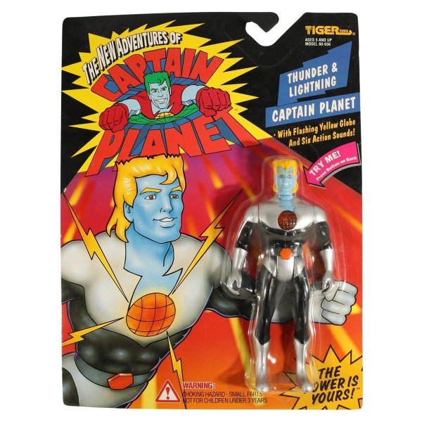 Tiger Toys Captain Planet - Captain Planet Thunder & Lightning - MOC