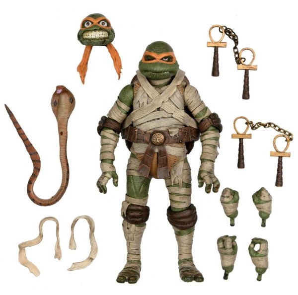 NECA - TMNT / Turtles - Michelangelo as the Mummy - MISB