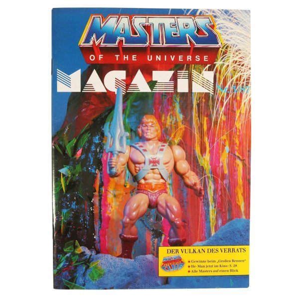 Vintage MotU / Masters - Werbe Magazin 3/87 - Der Vulkan des Verrats