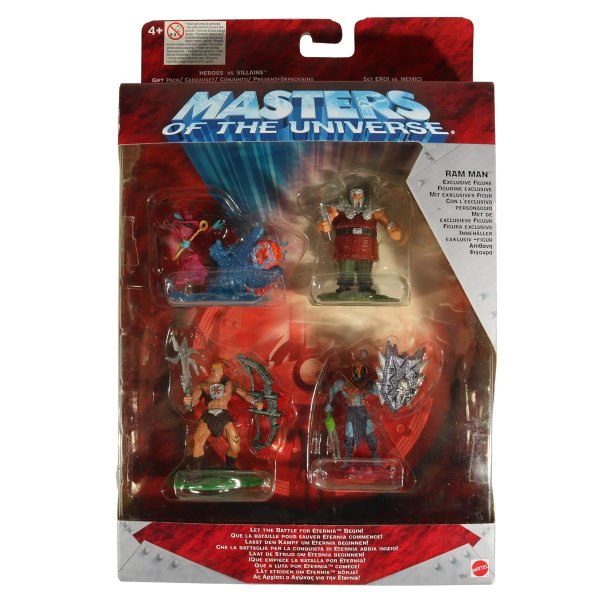 Masters of the Universe / MotU 200X - Die Cast 4 Pack Heroes vs. Villains - MISB