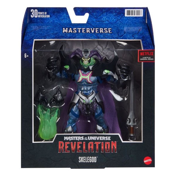 Mattel - Masters of the Universe MotU Revelation - Masterverse Skelegod - MOC