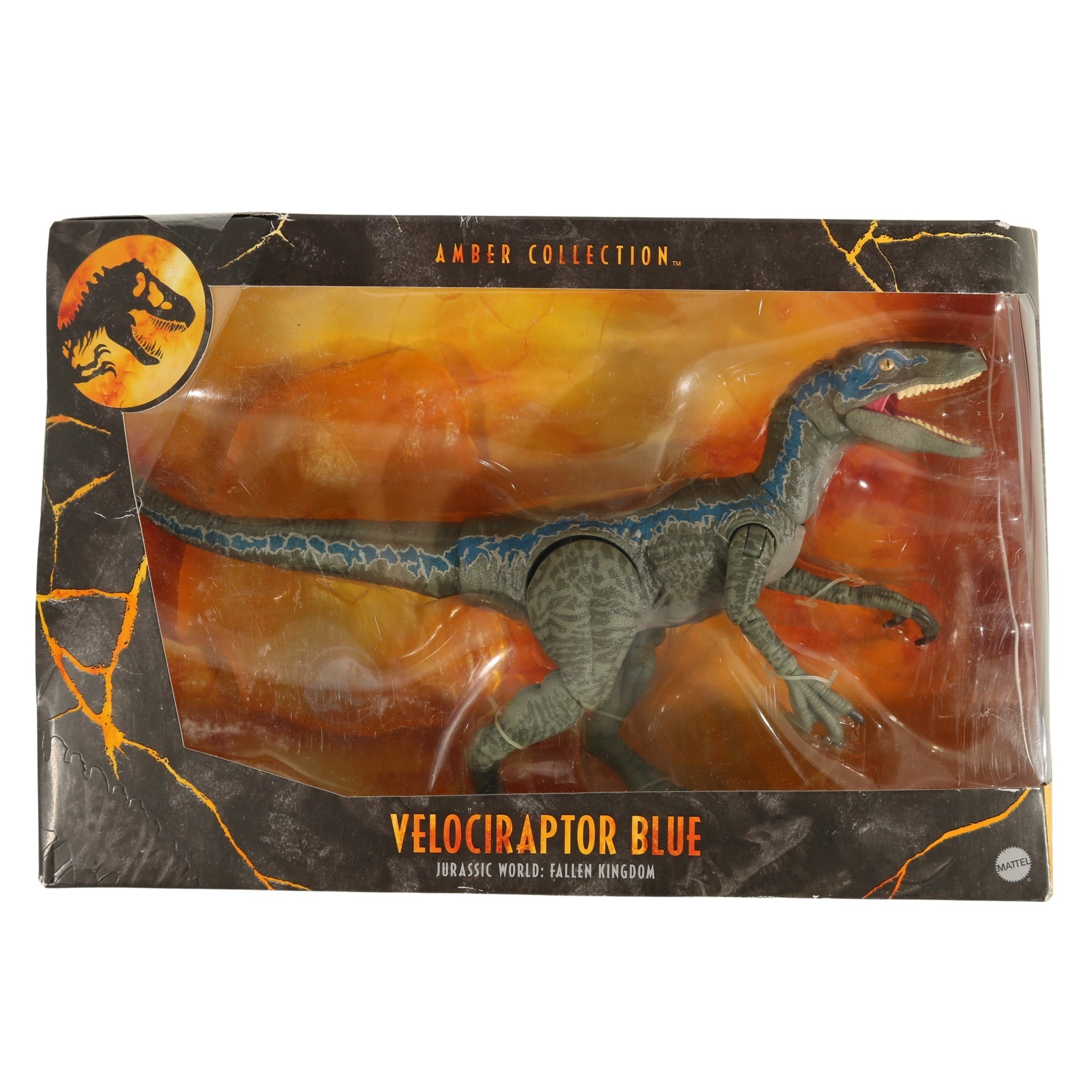 Mattel - Jurassic World Amber Collection - Velociraptor Blue - MISB
