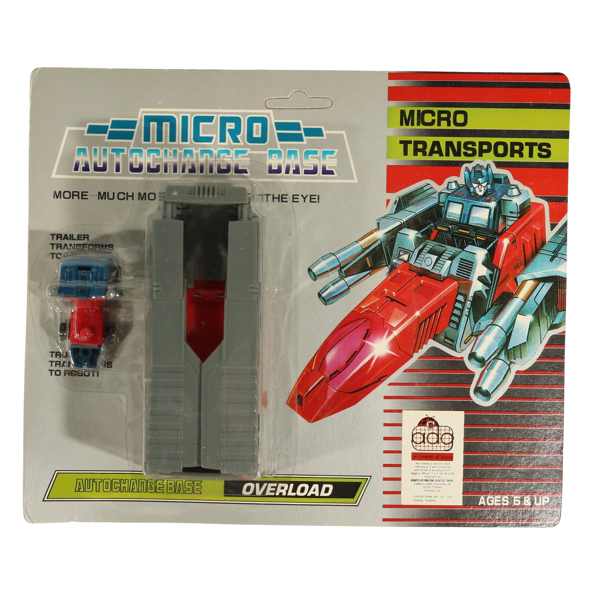 Transformers G1 Bootleg - Micromaster Overload - MOC